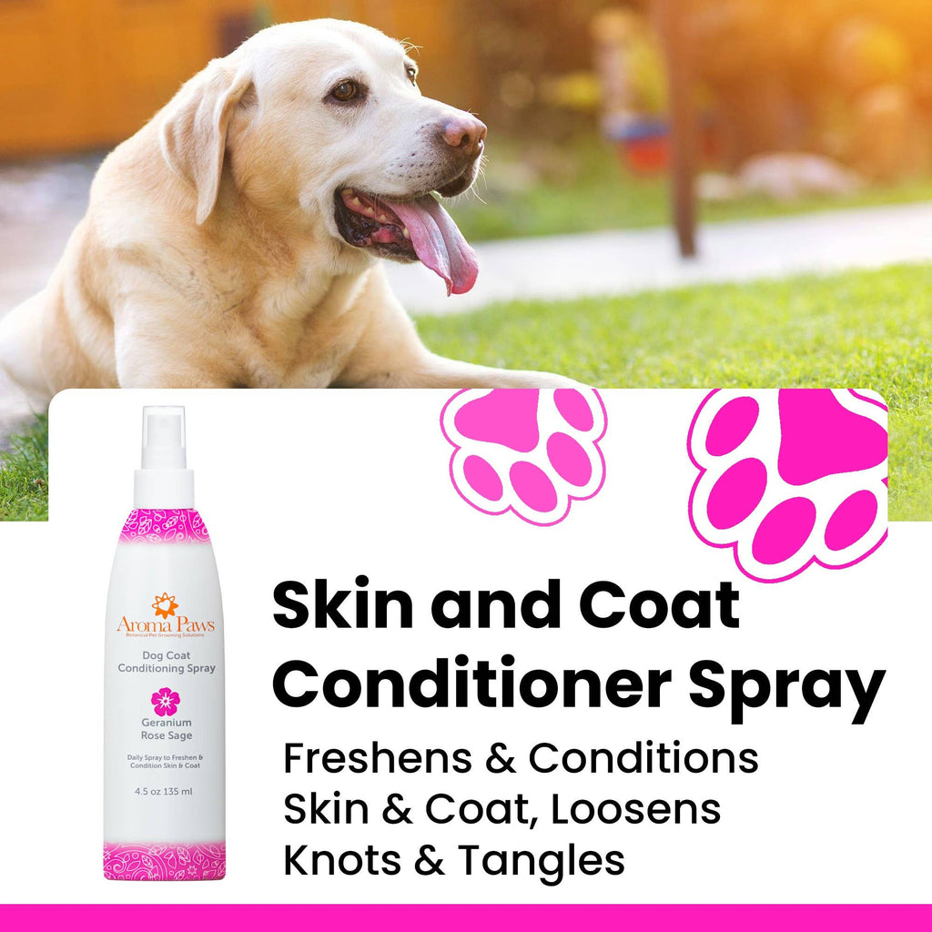 Aroma Paws - 4.5 Oz Repellent and Dog Coat Spray Collection - Dog.Dog.Cat.