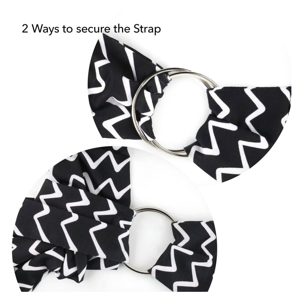 Furry Fido Pet Supplies - Furry Fido Chevron Black Adjustable Pocket Pet Sling - Dog.Dog.Cat.