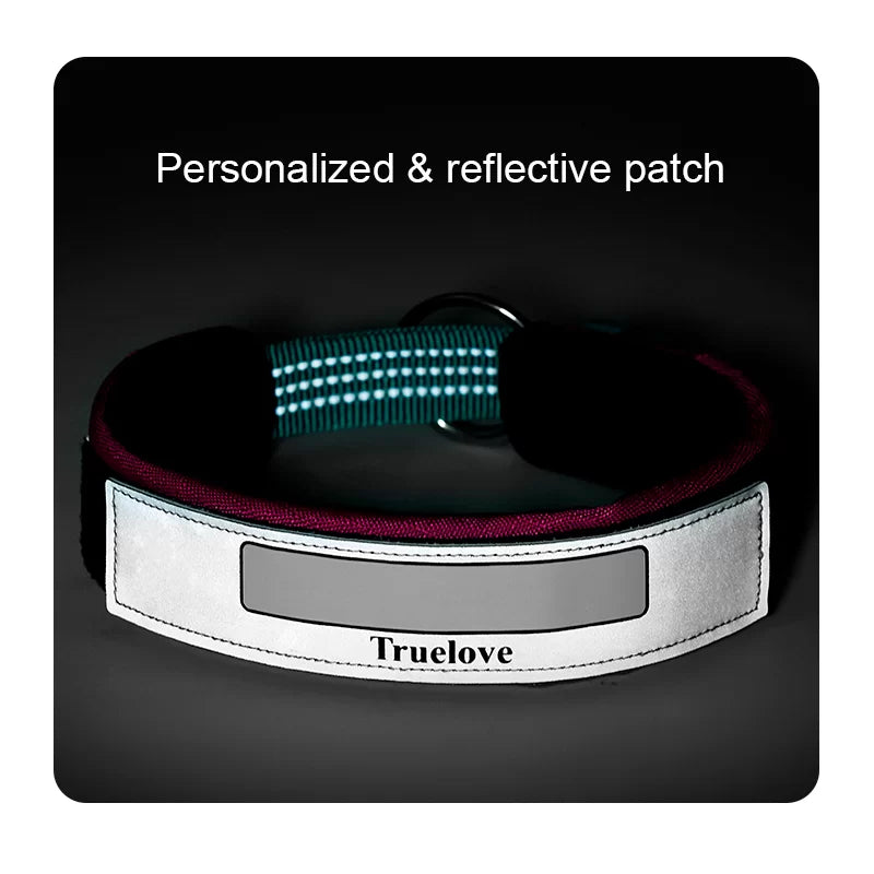 True Love Dog Collar TLC5611 - Coral Pink, Olive Green, Orange Ochre - Dog.Dog.Cat.