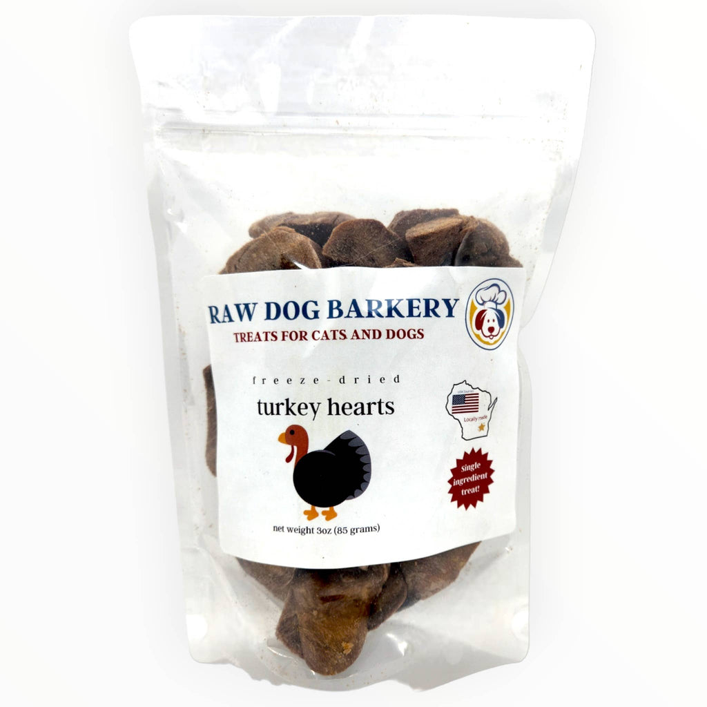 Turkey Hearts - Sliced Freeze Died - Dog.Dog.Cat.