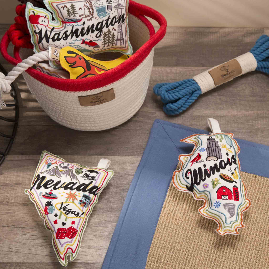 Speckle and Spot by Ore’ Originals - Wish You Were Here Dog Toy | Nevada - Dog.Dog.Cat.