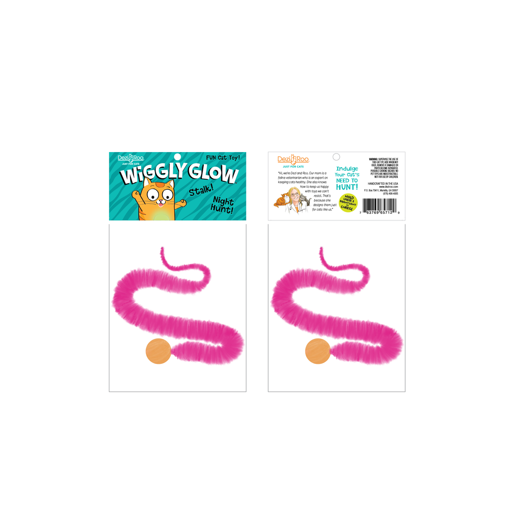 Wiggly Glow in the Dark Cat Toy Bouncy Ball - Dog.Dog.Cat.