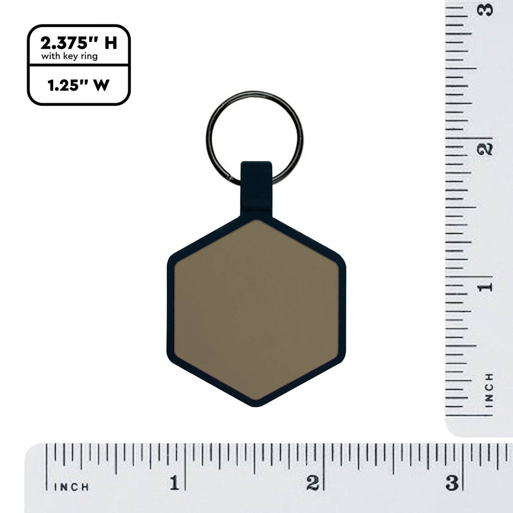 Stay Wild Silicone ID Tag: Taupe - Dog.Dog.Cat.