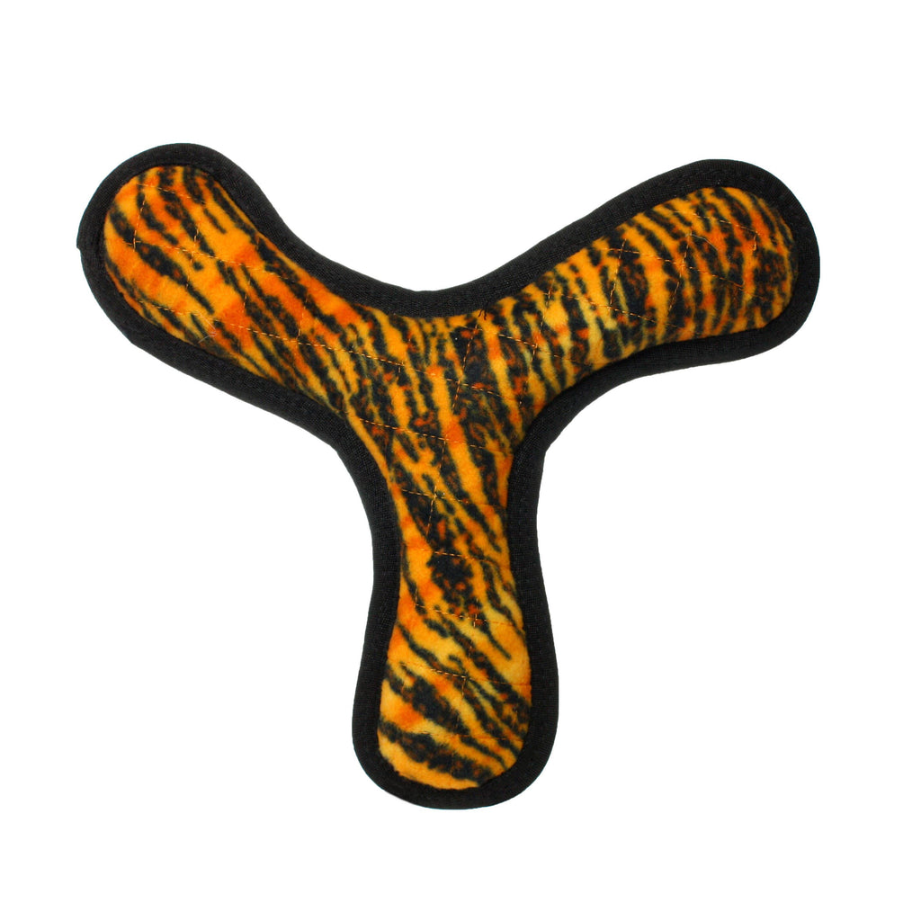 Tuffy Mega Boomerang Tiger, Durable, Tough, Squeaky Dog Toy - Dog.Dog.Cat.