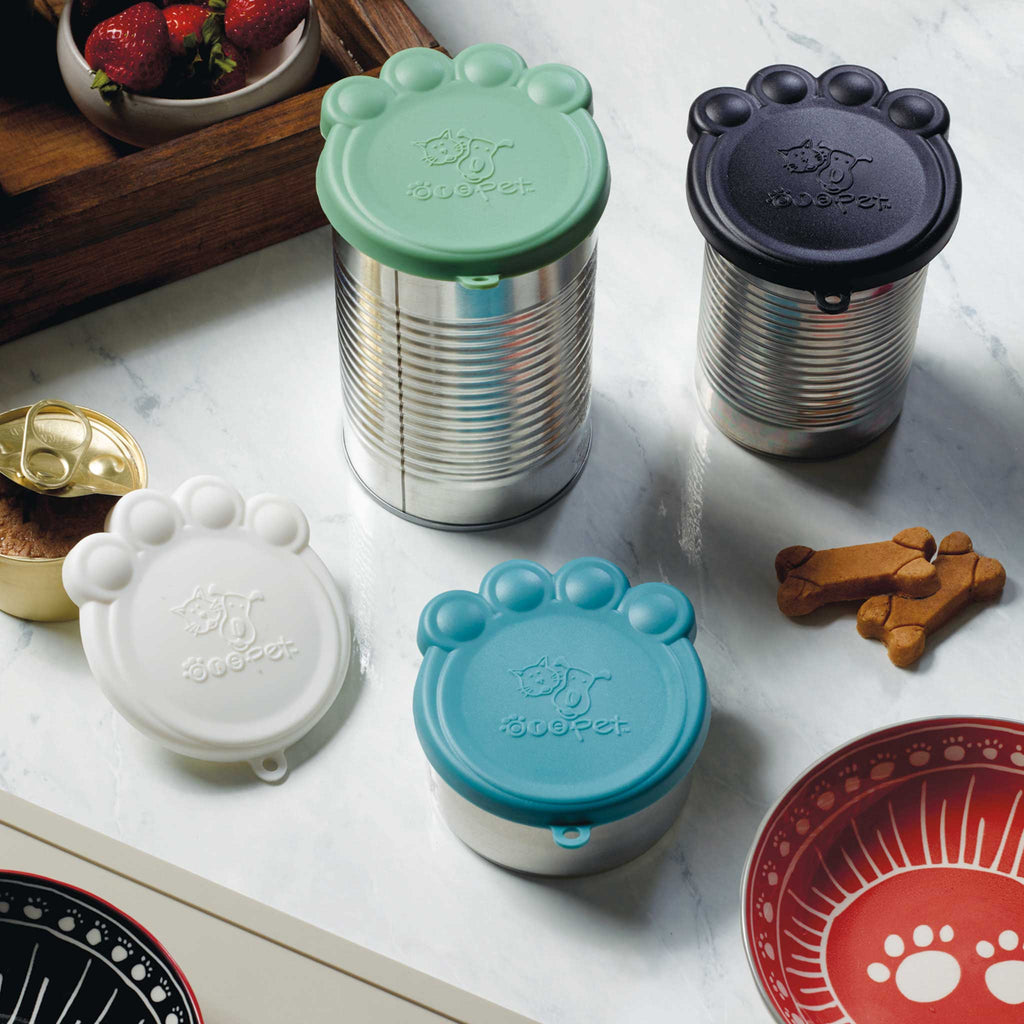 Speckle and Spot by Ore’ Originals - Can Cover Set | Jade & Dusty Blue - Dog.Dog.Cat.