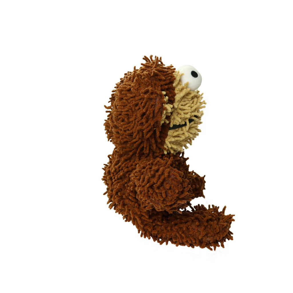 Tuffy Dog Toys - VIP Products - Mighty Microfiber Ball Med Monkey, Durable, Squeaky Dog Toy - Dog.Dog.Cat.