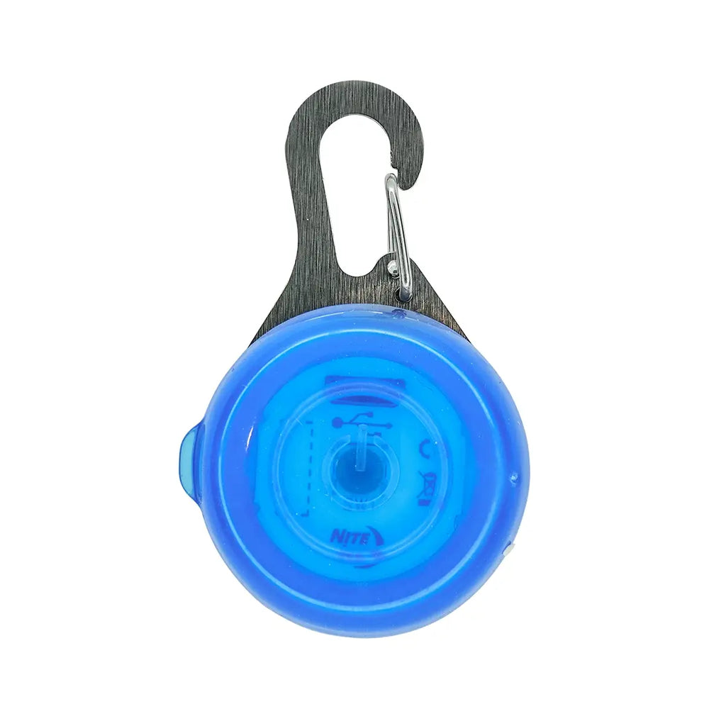 Nite Ize SpotLit® Rechargeable Collar Light - Blue - Dog.Dog.Cat.