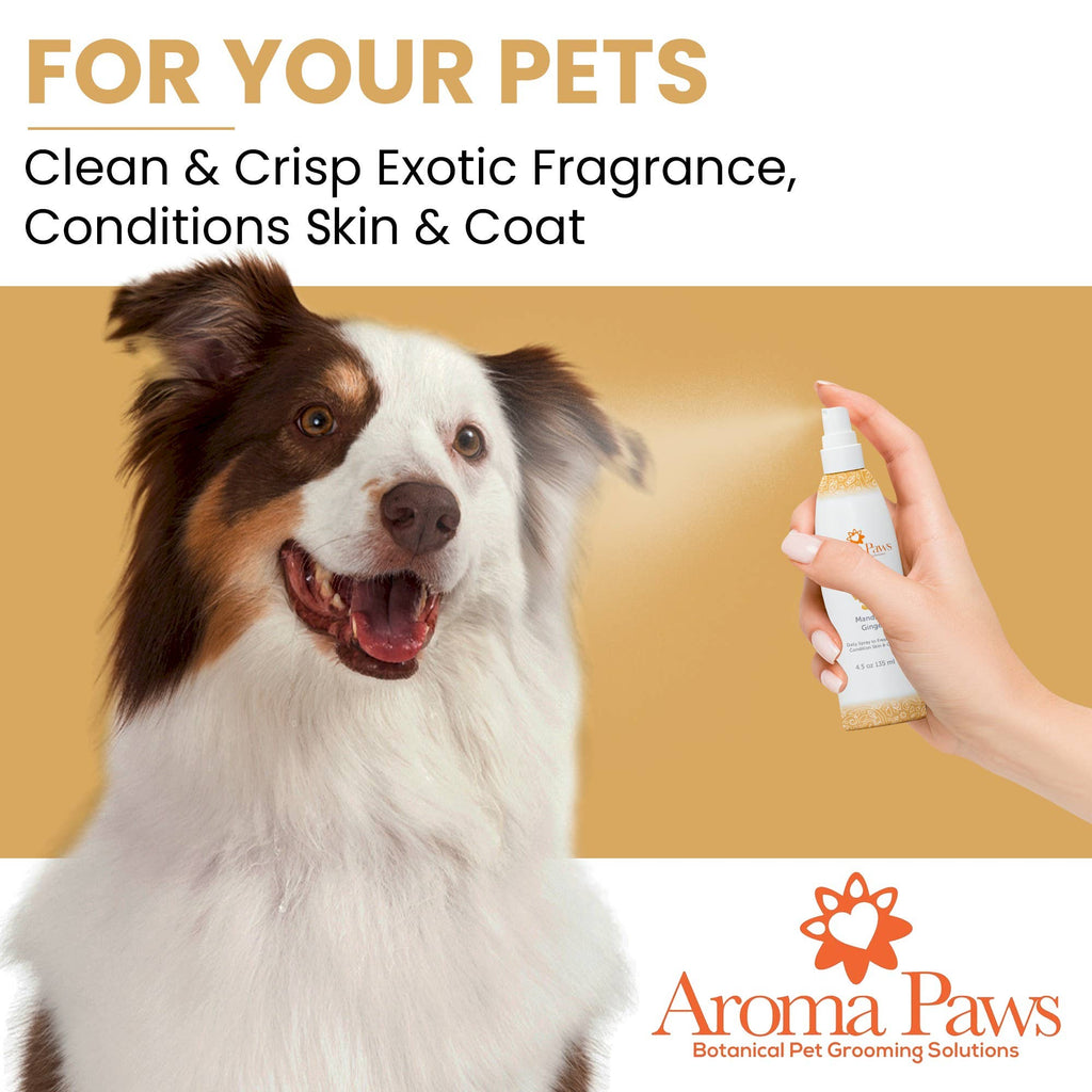 Aroma Paws - 4.5 Oz Repellent and Dog Coat Spray Collection - Dog.Dog.Cat.