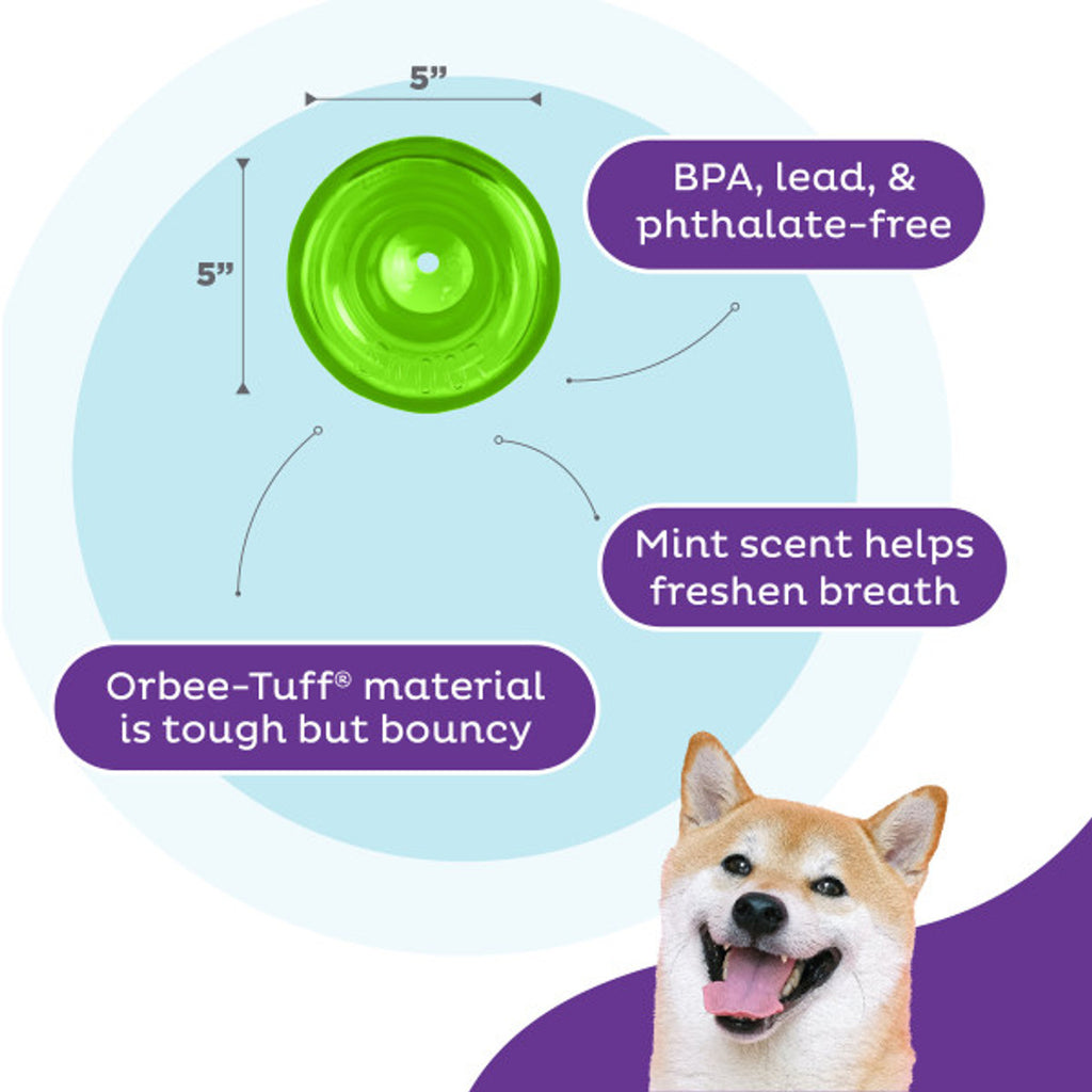 Outward Hound Orbee Tuff-Snoop Green - Dog.Dog.Cat.