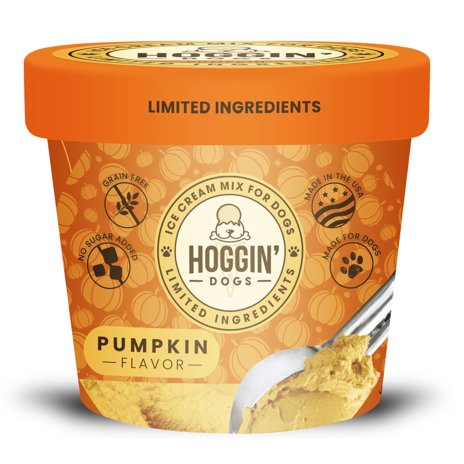 Hoggin Dogs Ice Cream Mix- Variety Pack of 4 Flavors - Dog.Dog.Cat.