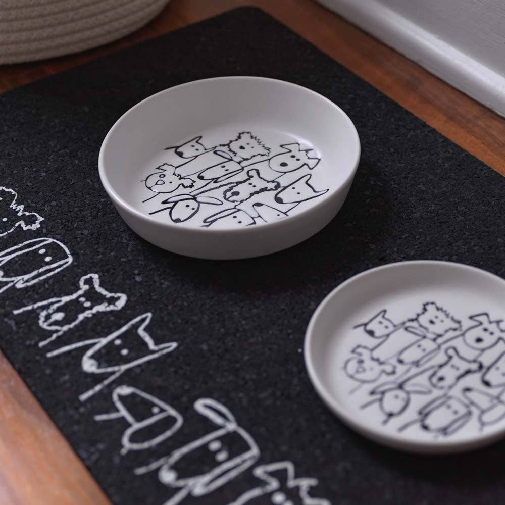 Speckle and Spot by Ore’ Originals - Pet Bowl | Random Dogs - Dog.Dog.Cat.