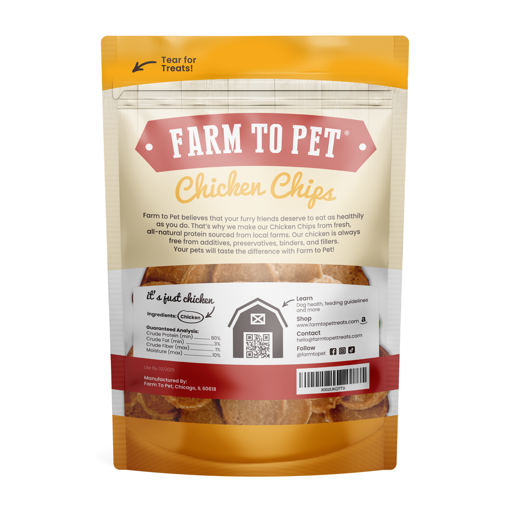 Farm to Pet - Chicken Chips - Dog.Dog.Cat.