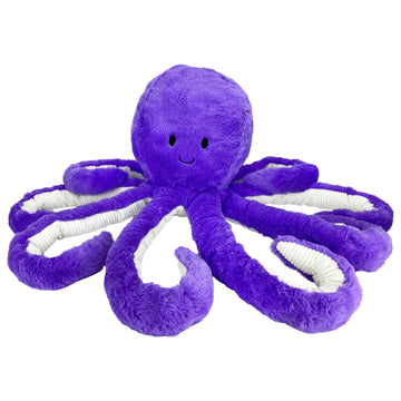 Multipet Jumbo Sea Creatures Octopus Plush Dog Toy 24" - Dog.Dog.Cat.