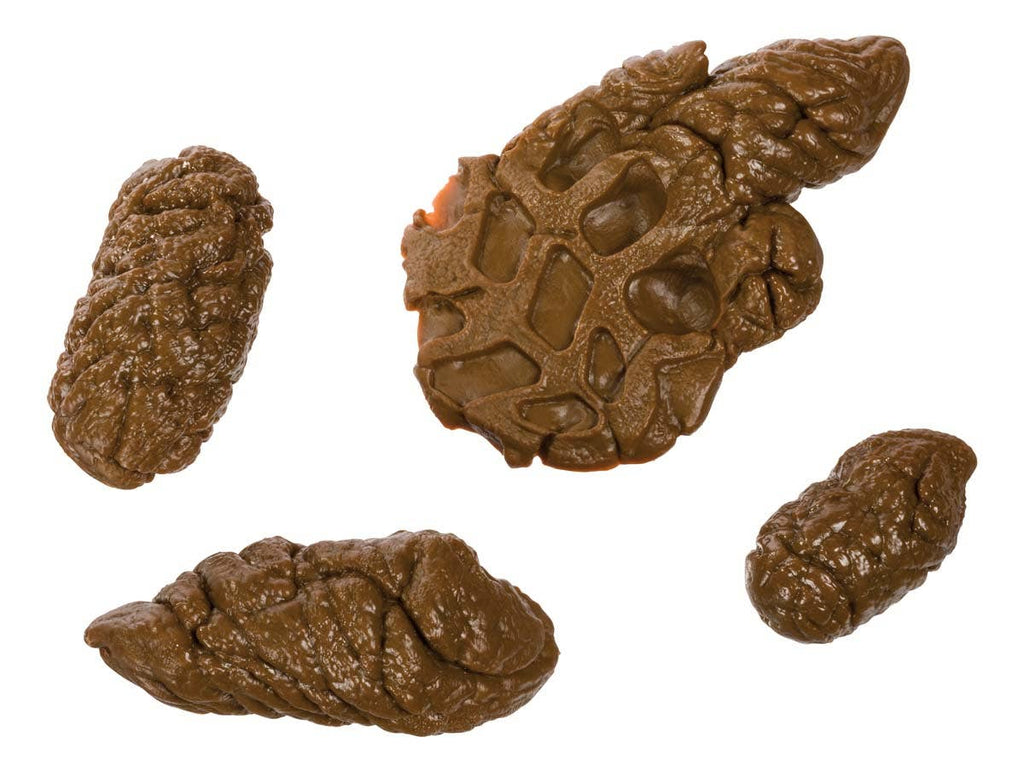 Toysmith - Prank U! Fake Doggo Doo Doo, Looks So Real - 4 Pieces - Dog.Dog.Cat.