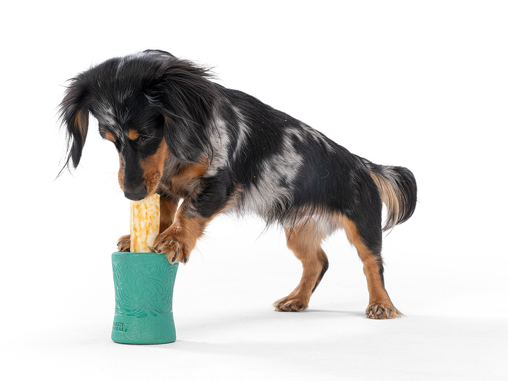 West Paw - Funnl™ Dog Chew Treat-Dispensing Dog Toy - Dog.Dog.Cat.