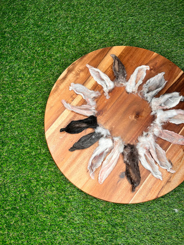 Furever Primal - Rabbit Ear 150pc Bulk Dog Chew Natural Single Ingredient - Dog.Dog.Cat.