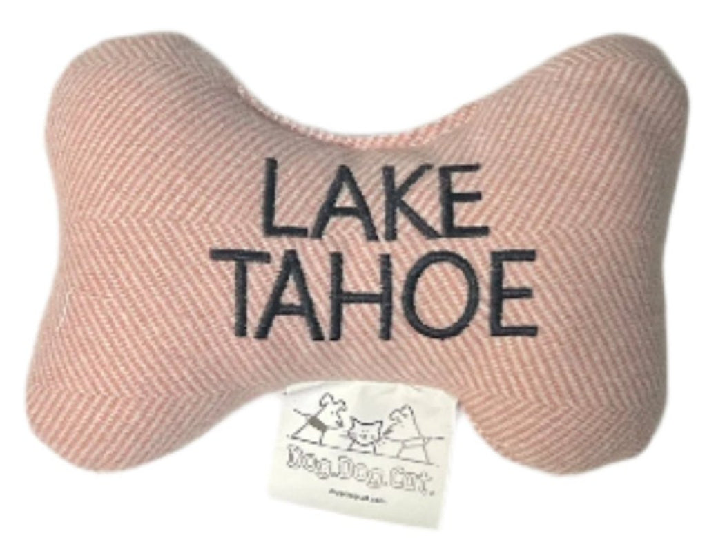 Lake Tahoe Tweed Bone Dog Toy - Dog.Dog.Cat.