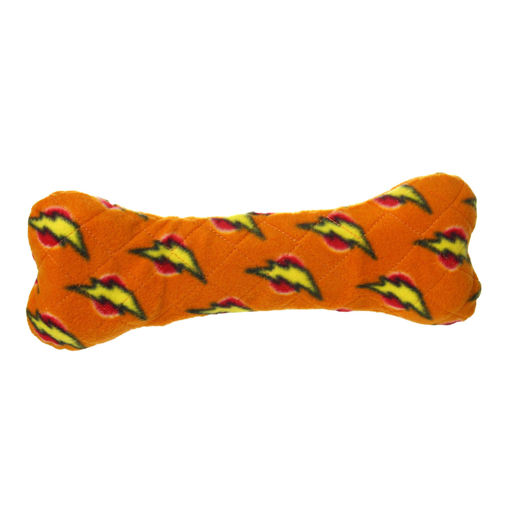Tuffy Dog Toys - VIP Products - Mighty Bone - Orange, Durable, Squeaky Dog Toy, No Stuffing - Dog.Dog.Cat.