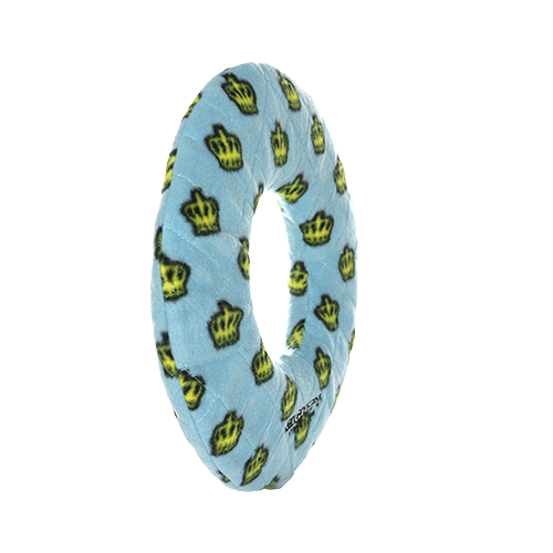 Tuffy Dog Toys - VIP Products - Mighty Ring - Blue, Durable, Squeaky Dog Toy, No Stuffing - Dog.Dog.Cat.