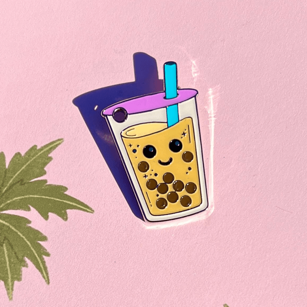 Boba Bubble Tea Pet ID Tag - Dog.Dog.Cat.