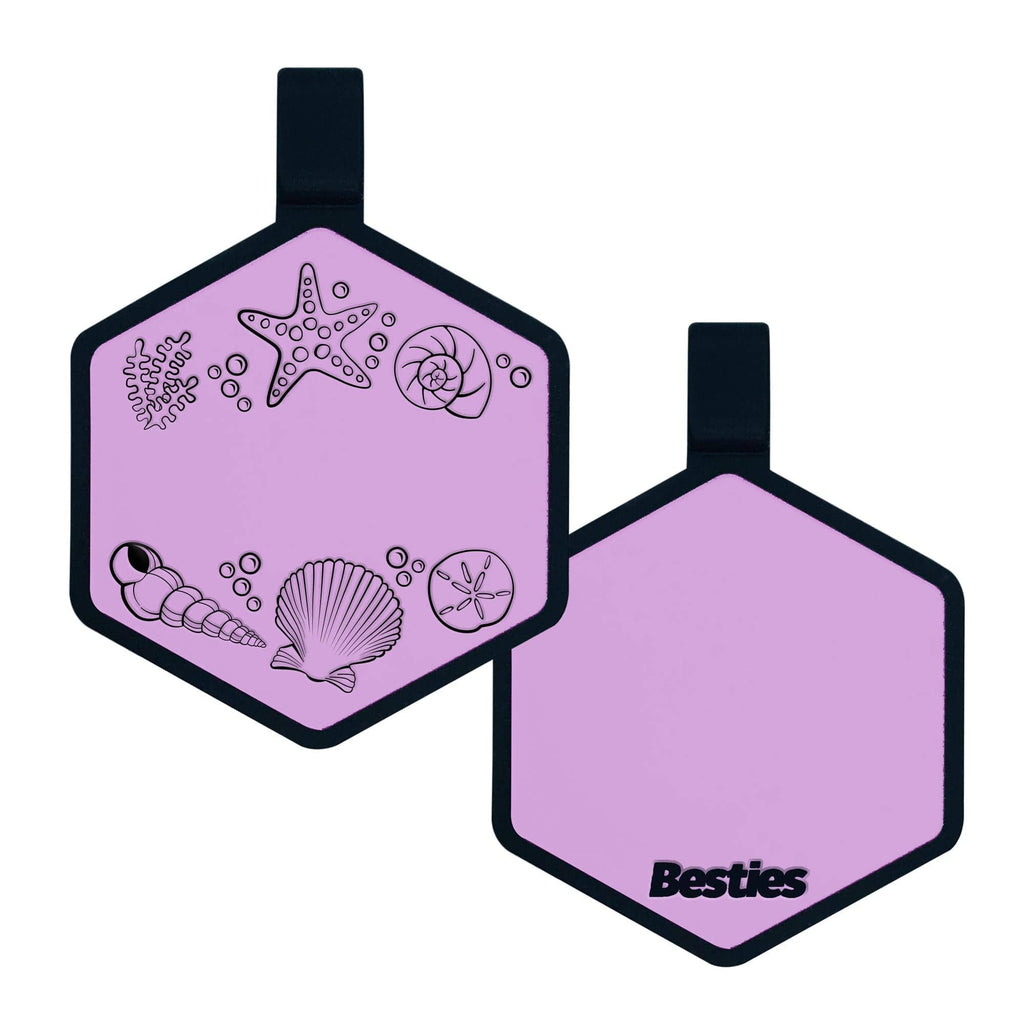 Besties Pets - Under The Sea Silicone ID Tag - Dog.Dog.Cat.