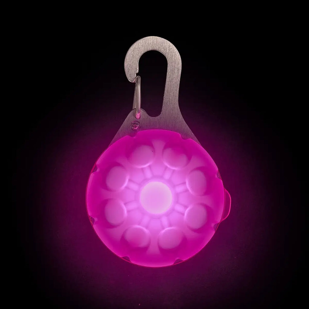 Nite Ize SpotLit® Rechargeable Collar Light - Pink - Dog.Dog.Cat.