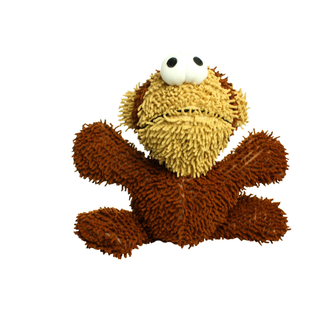 Tuffy Dog Toys - VIP Products - Mighty Microfiber Ball Monkey, Durable, Squeaky Dog Toy - Dog.Dog.Cat.