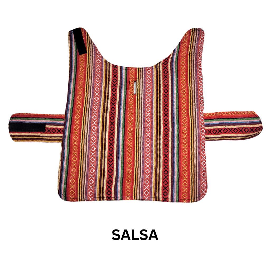 Walking Palm - 100% Hand-Woven Dog Poncho - Salsa - Dog.Dog.Cat.