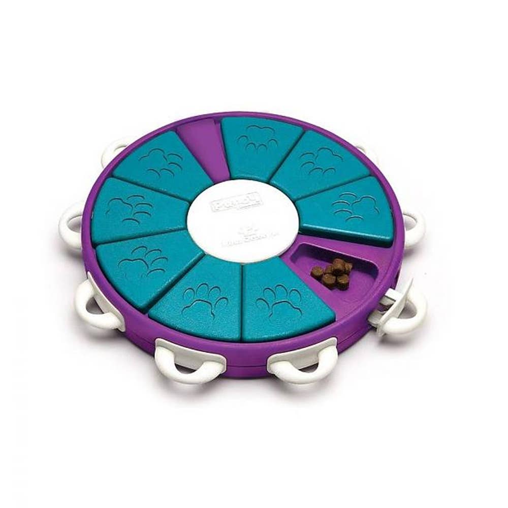 Nina Ottosson Dog Twister Interactive Dog Puzzle Toy Purple - Dog.Dog.Cat.