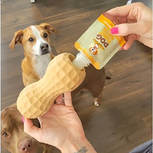 Dog Peanut Butter Squeeze Pack - 12oz - Dog.Dog.Cat.