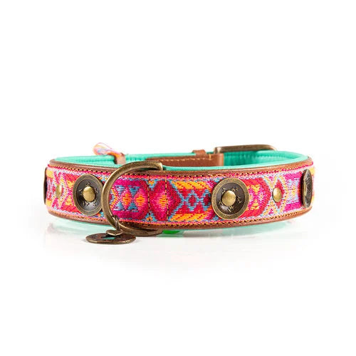 Dog with a Mission -BOHO Rosa Dog Collar - Dog.Dog.Cat.