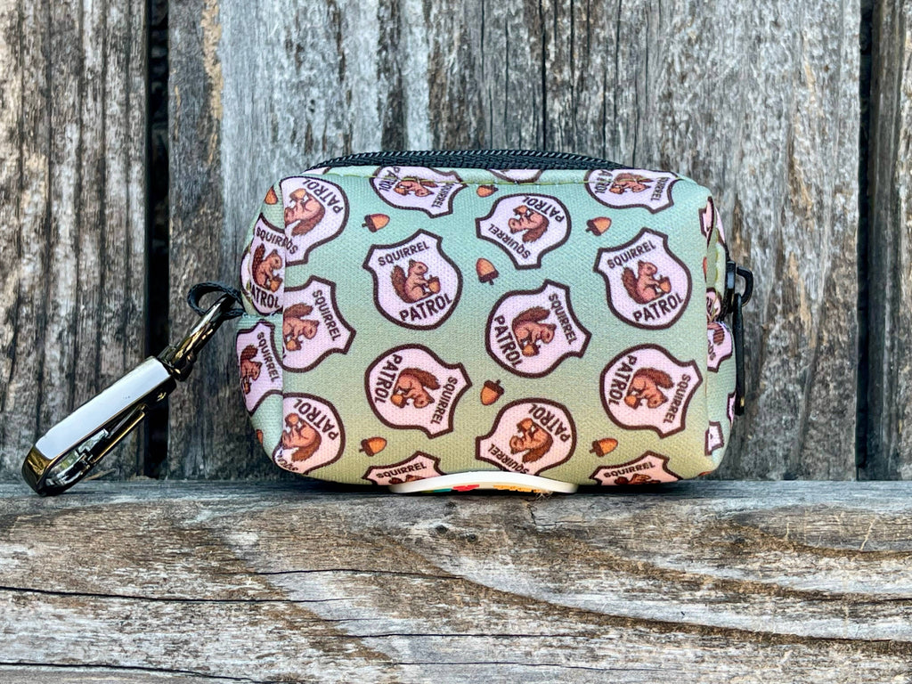 Squirrel Patrol – Recycled Eco-friendly Dog Waste Bag Holder - Dog.Dog.Cat.
