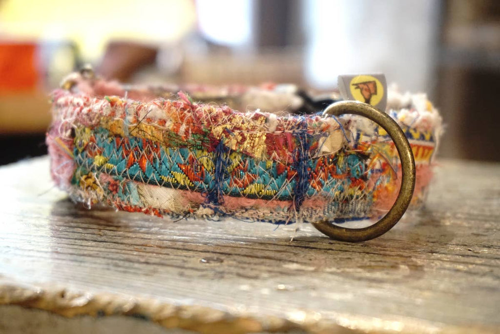 hundsfutter - Unique "patchwork1" dog collars - box with 4 sizes - Dog.Dog.Cat.