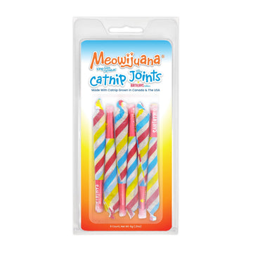 Meowijuana Birthjays - Party Sized Catnip Joints - A fun birthday Cat Toy - Dog.Dog.Cat.