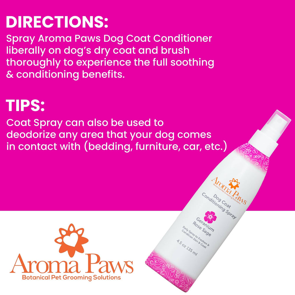 Aroma Paws - 4.5 Oz Repellent and Dog Coat Spray Collection - Dog.Dog.Cat.