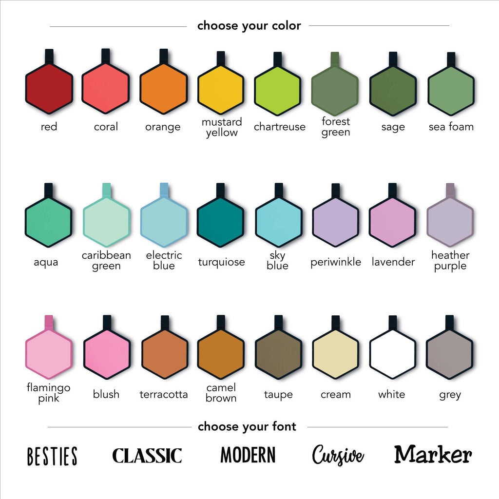 Besties Pets - Wildflowers Silicone ID Tag - Dog.Dog.Cat.