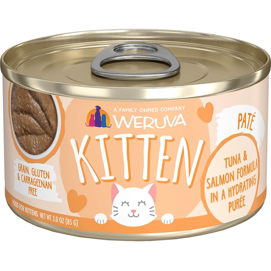 Weruva Canned Kitten- Puree Tuna Salmon : 3 oz - Dog.Dog.Cat.