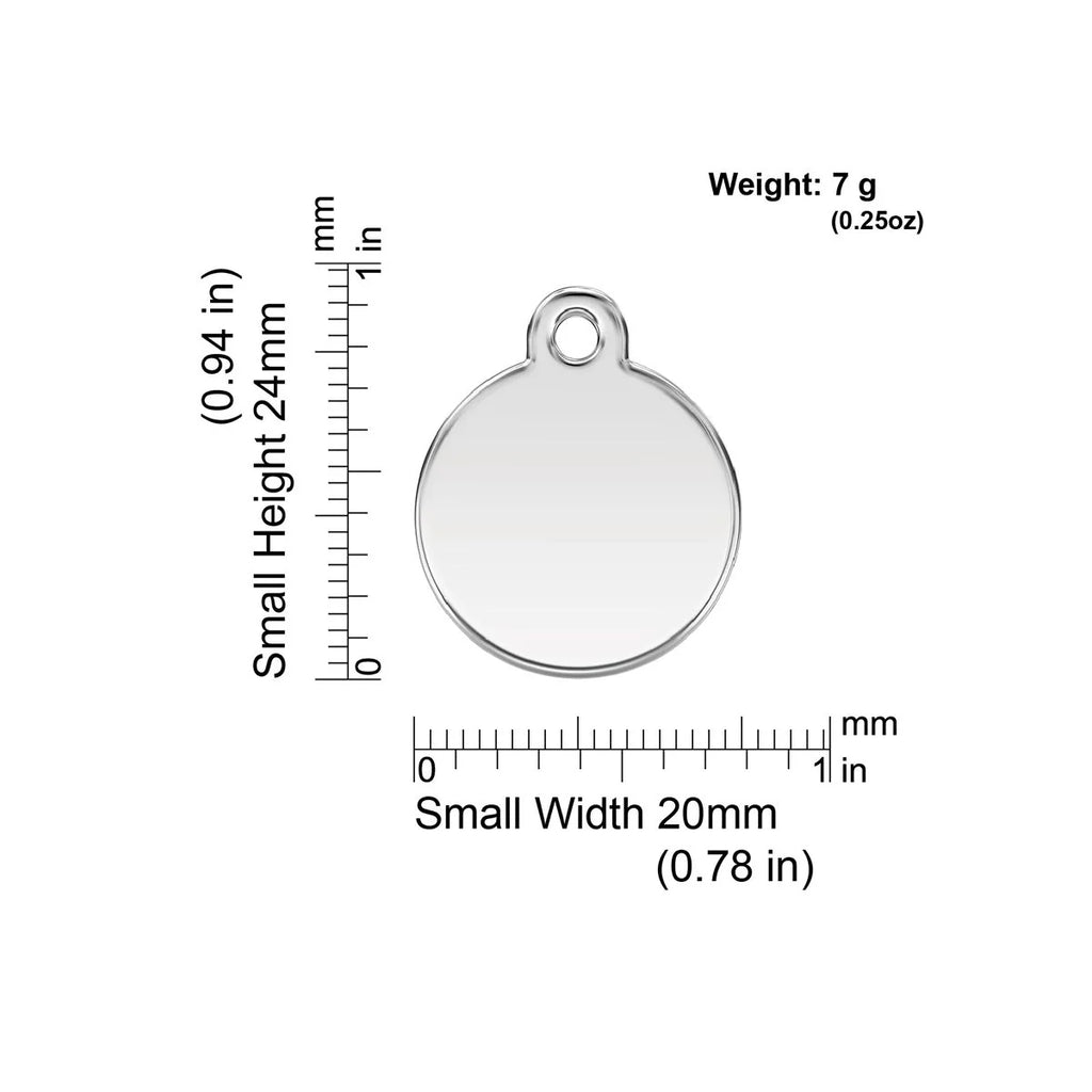 Red Dingo Tag Standard Styles - Enamel - All Styles - Dog.Dog.Cat.