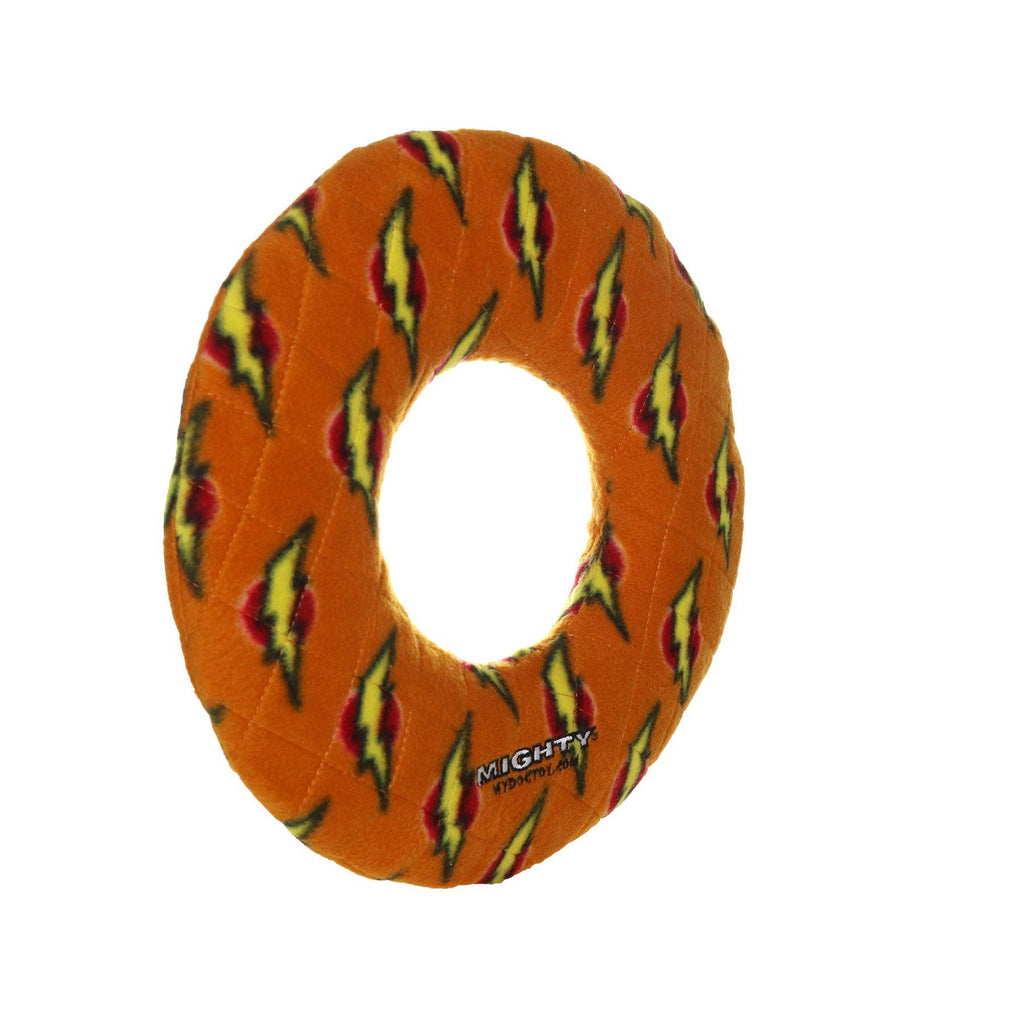 Tuffy Dog Toys - VIP Products - Mighty Ring - Orange, Durable, Squeaky Dog Toy, No Stuffing - Dog.Dog.Cat.
