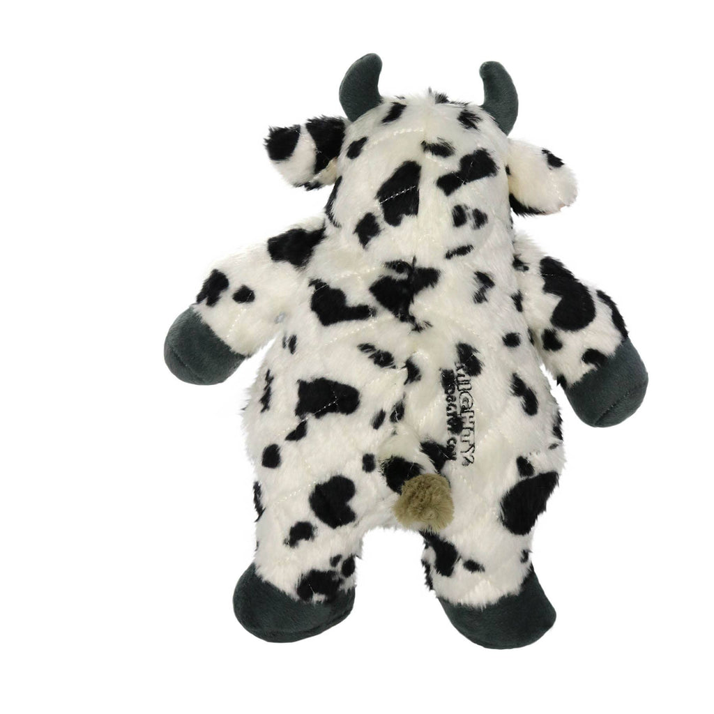 Tuffy Dog Toys - VIP Products - Mighty Angry Animals Cow, Plush, Squeaky Dog Toy - Dog.Dog.Cat.