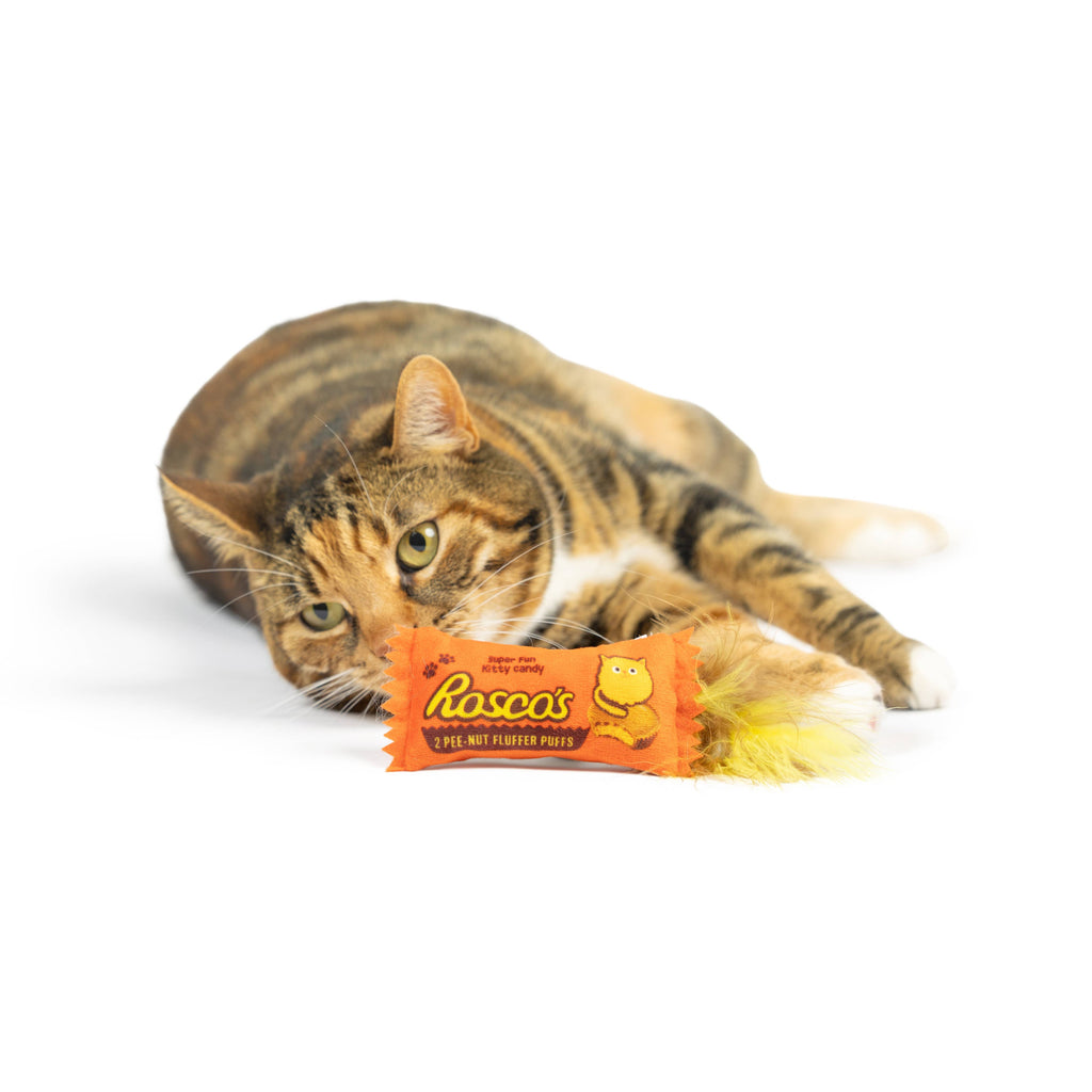 Roscos Fluffer Puffs Cat Toy - Dog.Dog.Cat.