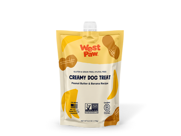 West Paw - Peanut Butter & Banana Creamy Dog Treats - Dog.Dog.Cat.