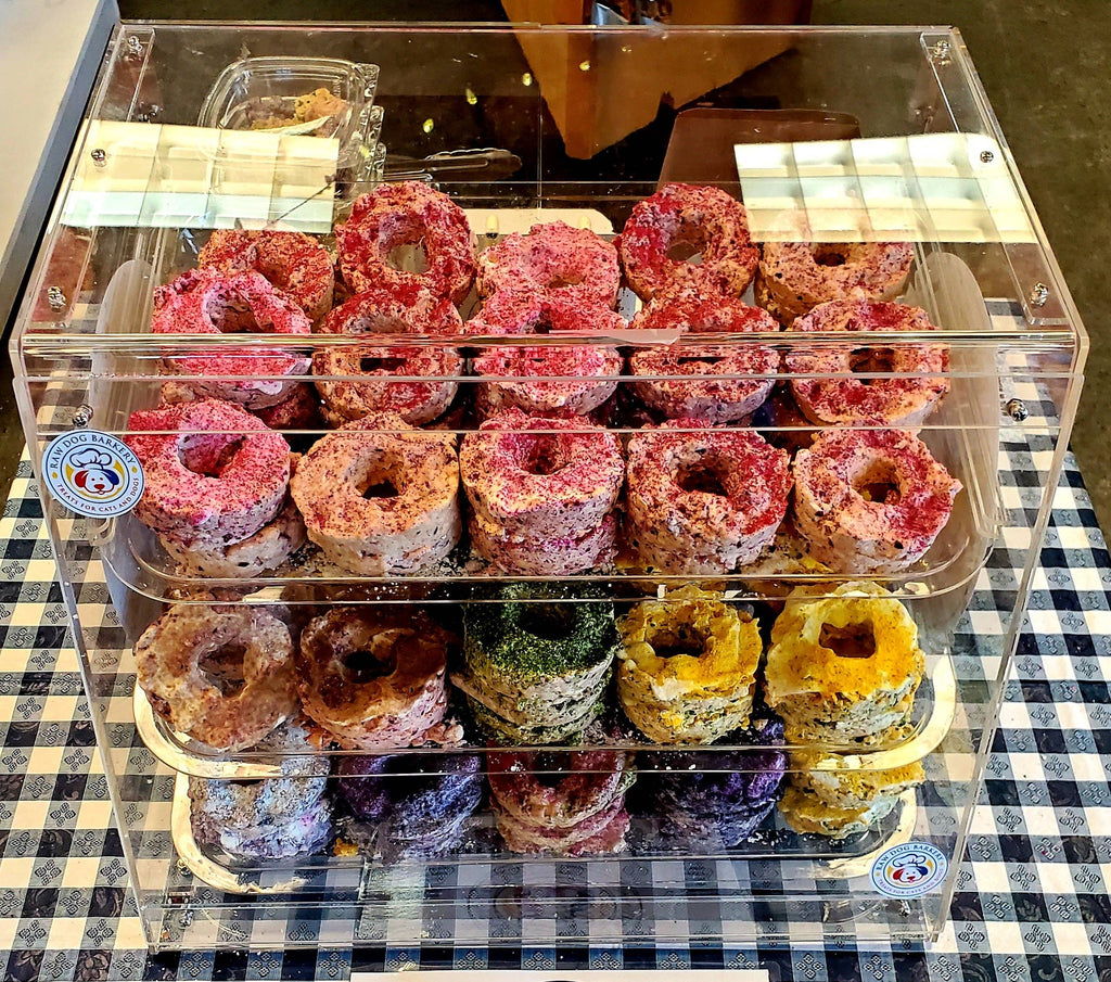 Chicken Donuts Freeze Dried Donuts hand made with Chicken and Veggies - Dog.Dog.Cat.