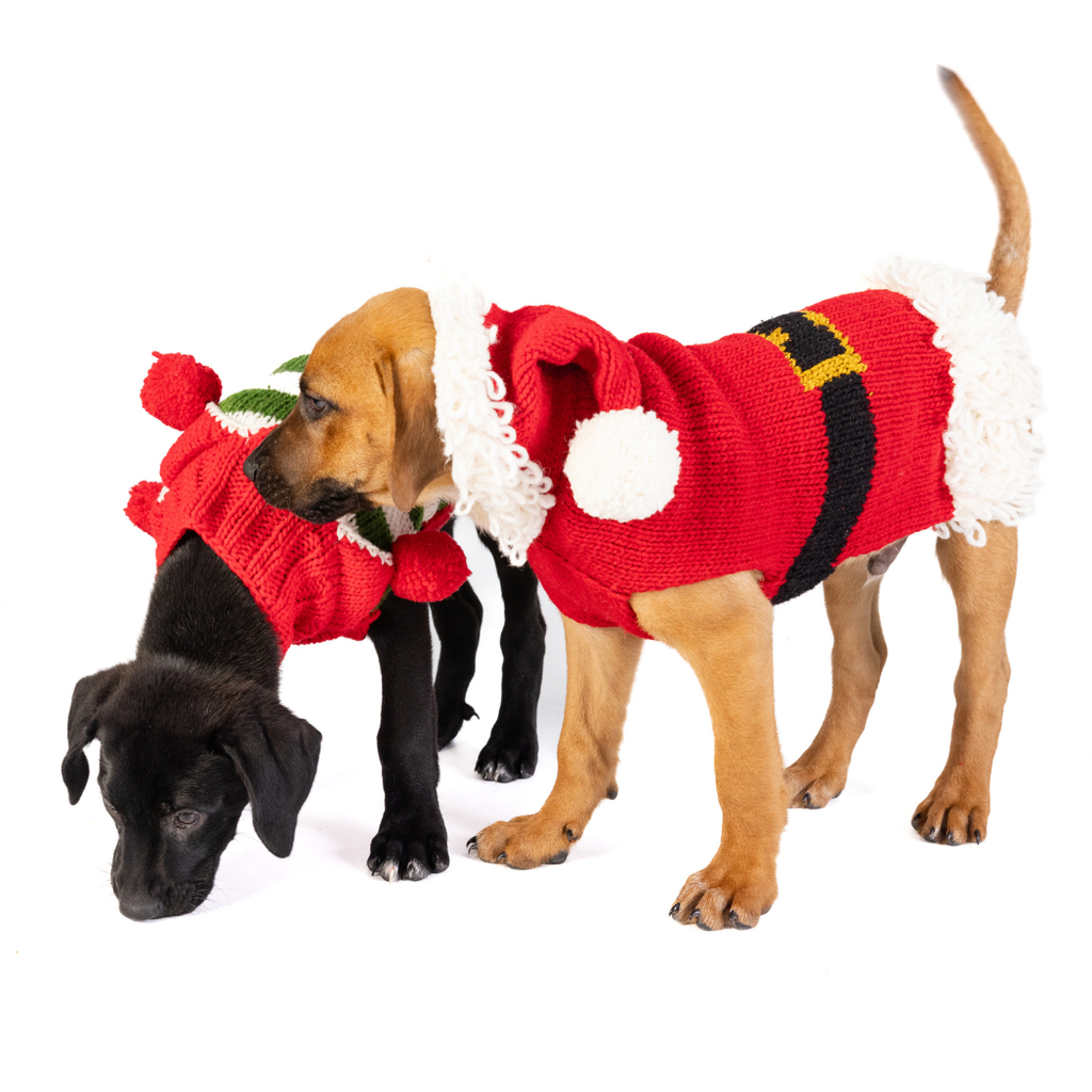 Chilly Dog Santa Dog & Cat Sweater - Dog.Dog.Cat.