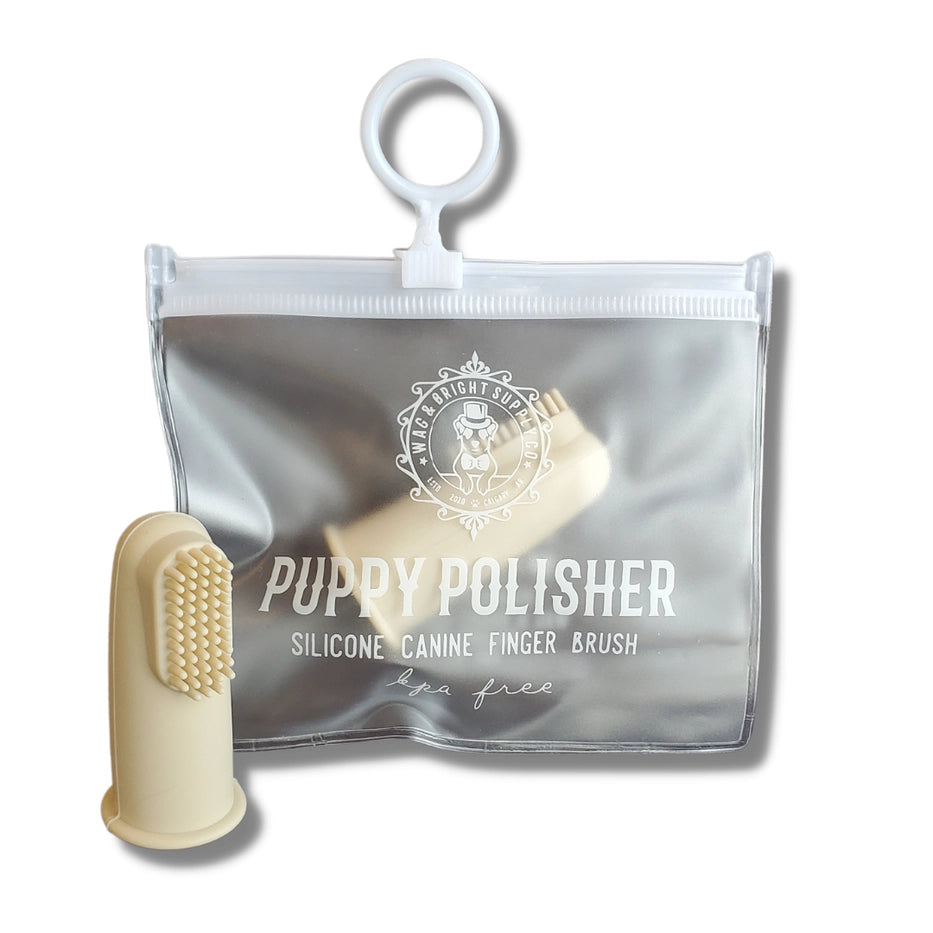 Puppy Polisher Finger Brush (One Size) - Dog.Dog.Cat.