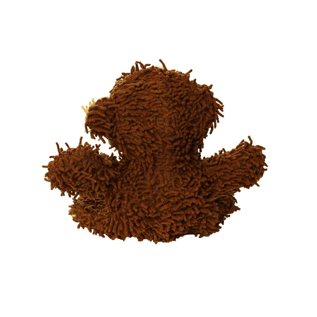 Tuffy Dog Toys - VIP Products - Mighty Microfiber Ball Med Monkey, Durable, Squeaky Dog Toy - Dog.Dog.Cat.