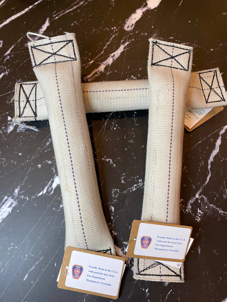 Go Go Dog Toys - Recycled Fire Hose - Rubber Lined Throw Dog Toy - Large - Dog.Dog.Cat.