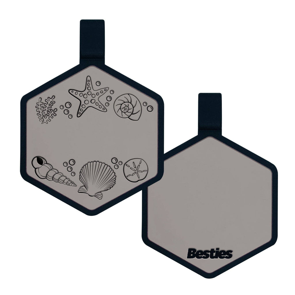 Besties Pets - Under The Sea Silicone ID Tag - Dog.Dog.Cat.