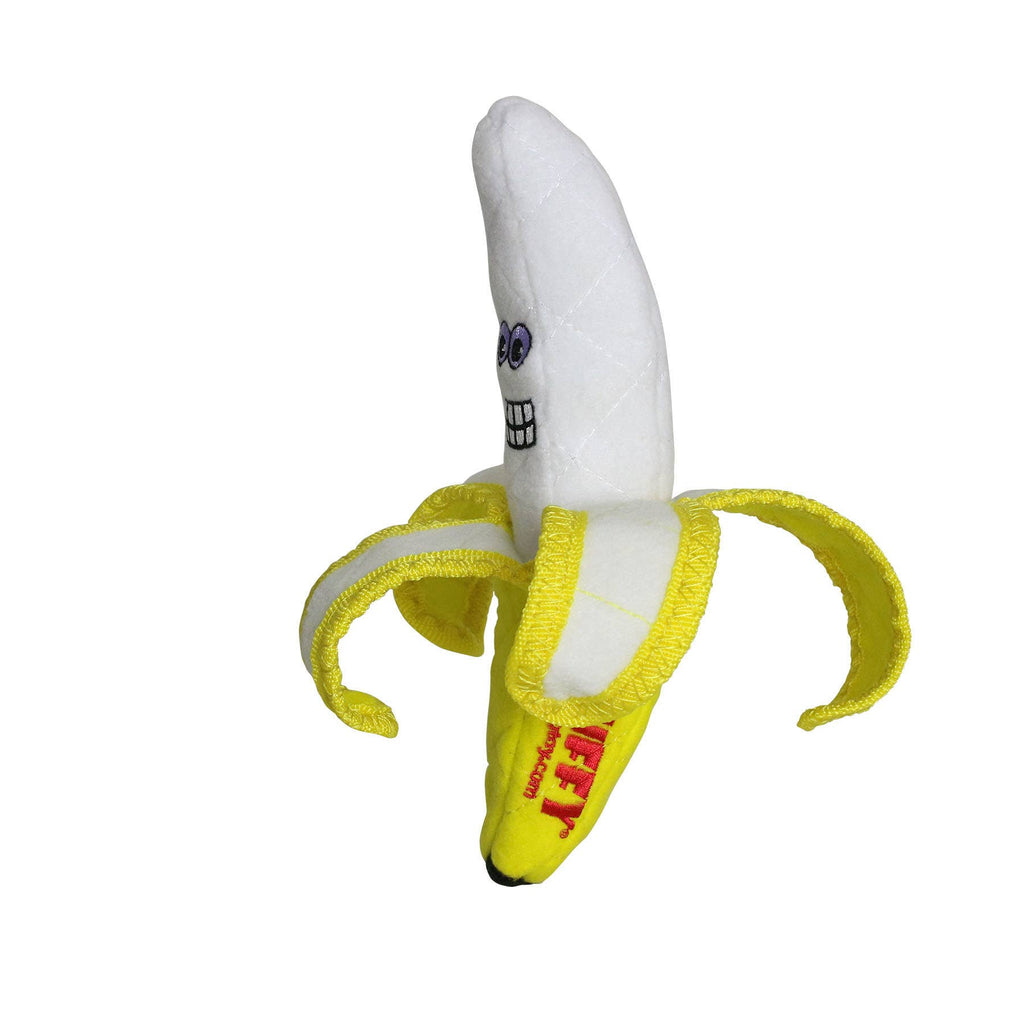 Tuffy Dog Toys - VIP Products - Tuffy Funny Food Banana, Durable, Squeaky Dog Toy 2-in-1 - Dog.Dog.Cat.