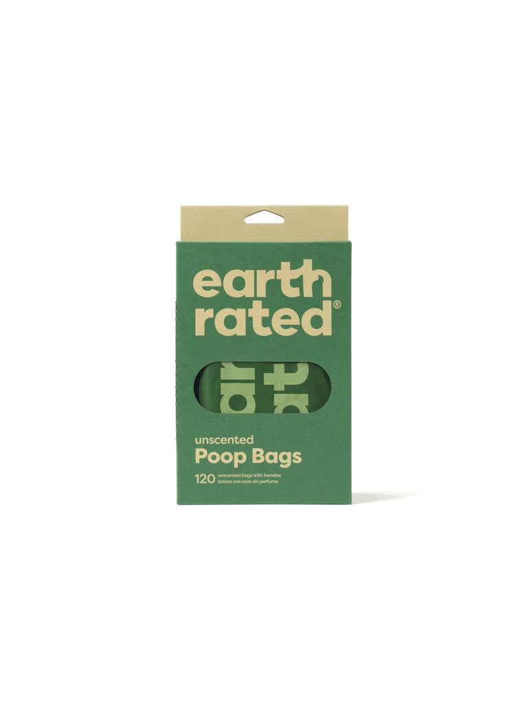 Earth Rated Unscented Easy-Tie Handle Bags 120ct - Dog.Dog.Cat.